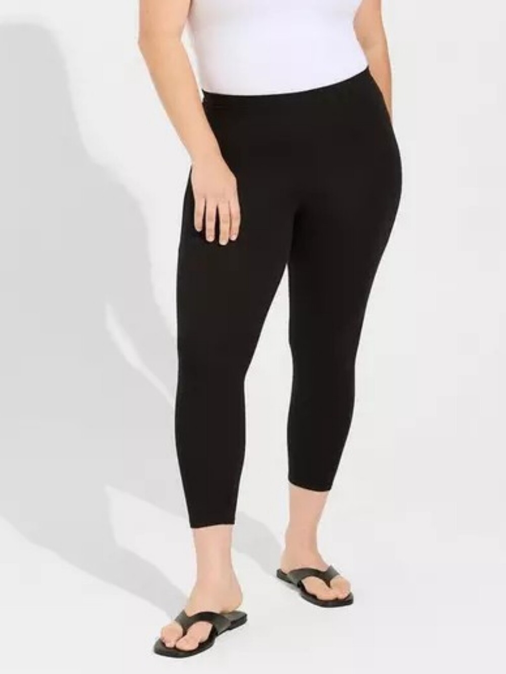 Torrid Crop Legging Black Premium Everday High Rise NEW Plus Size 4